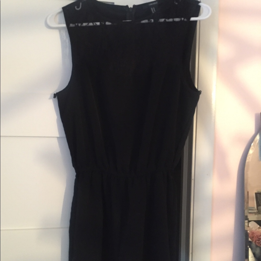 Forever 21 Black lace romper